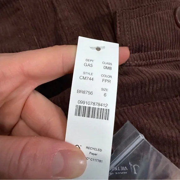 J crew French press Patch-pocket mini skirt in corduroy - Picture 5 of 6